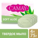 Мыло туалетное, Camay (Камей) 75 г №4 Нежное алое