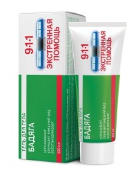 Гель для тела 911 Экстренная помощь бадяга 100 мл