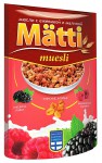 Мюсли, Matti (Матти) 250 г ежевика малина дой-пак