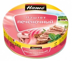 Паштет, Hame (Хаме) 117 г печеночный жестяная банка